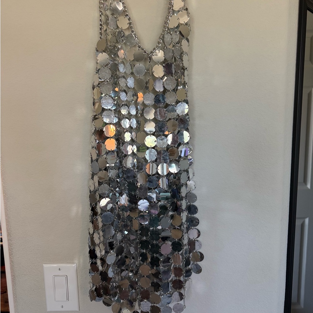 12th Tribe Silver Chainmail Top
